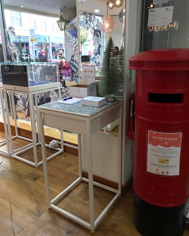 The Santa Post Box is in Tyler’s Department Store and Cafe!
