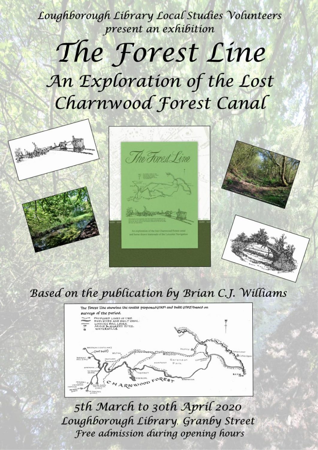 The Forest Line; A new exhibition at the Loughborough Library