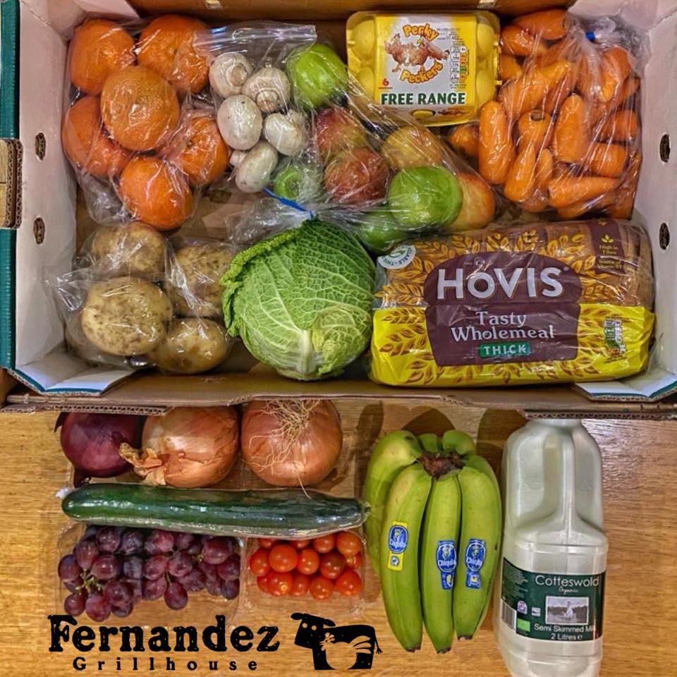 Fernandez Grillhouse are supplying care packages to those in need;