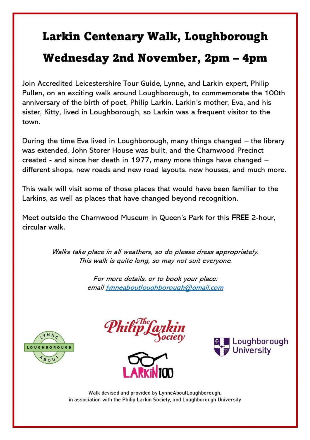 Philip Larkin Centenary Events